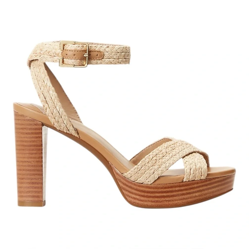Sasha Raffia Platform Sandal